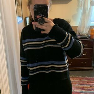 Wild Fable striped crop sweater Large⭐️